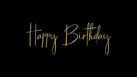 Happy Birthday Gold Text Titles background typography 5746891 Stock Video at Vecteezy Happy Birthday Collage, Gold Happy Birthday, Happy Birthday Logo, Friendship Quotes Images, Happy Birthday Friends, Birthday Invitation Card Template, Happy Birthday Black, Birthday Logo, Cute Owls Wallpaper