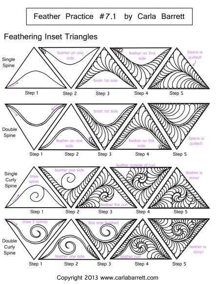 Feather Practice 7.1 by Carla Barrett Modele Zentangle, Zantangle Art, Zentangle Tutorial, Muster Tattoos, Tangle Pattern, Tangle Doodle, Zentangle Designs, Charcoal Drawings, Doodle Inspiration