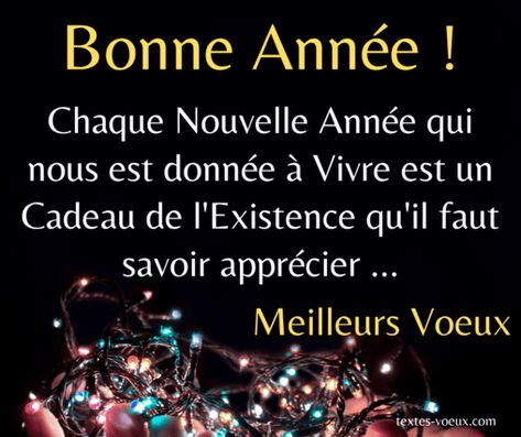 Bonne et heureuse année 2023: exemples de messages de voeux 23 Citation Nouvel An, Christmas Greetings Quotes, French Phrases, Quotes About New Year, New Year Wishes, Nouvel An, Holy Bible, True Words, Yin Yang