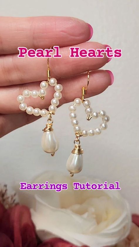 Wendy | Jewelry Making Tutorials | Full tutorial on YouTube! See link in profile💕💕 Happy Sunday!! Here is an easy, simple, yet beautiful earrings DIY. I hope you like them!… | Instagram Cute Diy Earrings Ideas Easy, Easy Earrings Diy Simple Beads, Kpop Earrings Diy, Sister Earrings, Kpop Earrings, Miyuki Bead, Diy Earrings Easy, Easy Jewelry, Korean Earrings