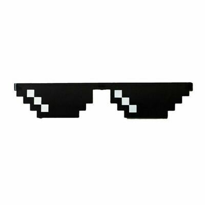 Black Eye Glasses, Pixel Glasses, Do Not Open, Sunglasses Fashion, Thug Life, 8 Bit, Eye Glasses, New Black, Sunglasses