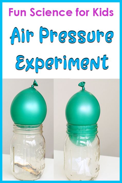 Air Pressure Experiments, Science Experiments Kids Elementary, Experiment For Kids, Science Experiments For Preschoolers, Science Crafts, Science Activity, Kid Experiments, Easy Science Experiments, Science Projects For Kids