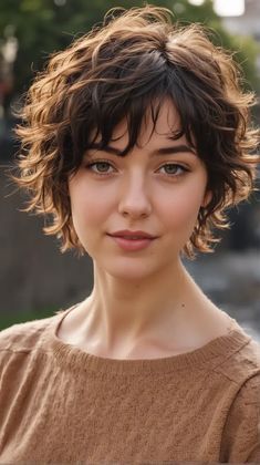 Rapunzel Short Hair, Pixie Cut Wavy Hair, Haircut Tip, Curly Pixie Haircuts, Hair Mistakes, Short Hair Pixie Cuts, Short Curly Haircuts, Messy Short Hair, Short Wavy Hair