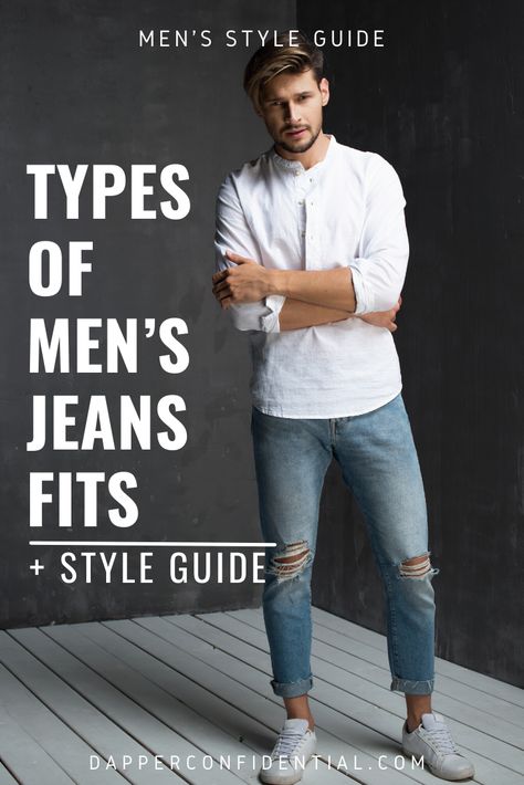 We’re in a period of menswear where we seem to have a boundless array of options - from vintage and classic to ultra-modern. We're sure that finding the ideal pair of jeans for you will be simpler now that we've addressed the question, "how should jeans fit?" Read the article now. Men Jeans Style Casual, Mens High Rise Jeans, Men's Jeans Outfit, Must Have Jeans Men, Men’s Jeans Style, Men’s Jeans 2023, Men’s Straight Leg Jeans, Men’s Outfit With Jeans, Straight Fit Jeans Outfit Men