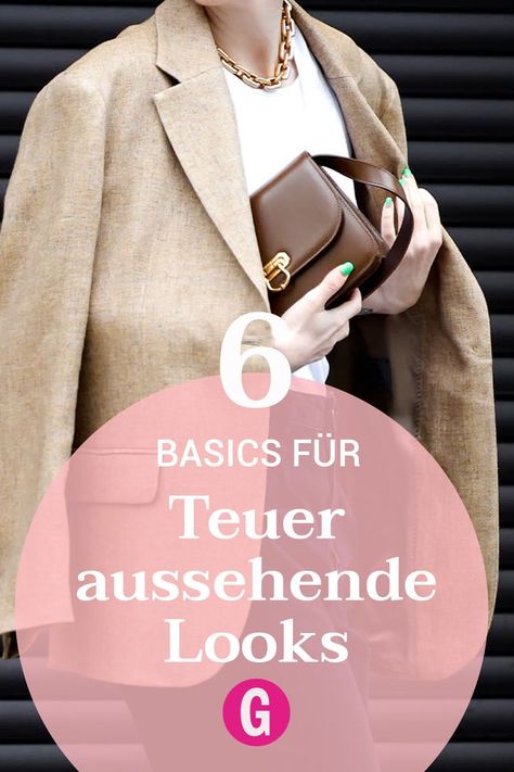 Auf Basics möchten wir nicht verzichten. Aber tatsächlich gibt es bestimmte Kriterien, die sie erfüllen sollten, um dem restlichen Outfit ein teures Aussehen zu verleihen. Welche das sind, erfahrt ihr hier #outfit #style #basics #hochwertig #tipps #fashion #glamour #glamourgermany Elegantes Outfit Damen, Fashion Glamour, Rock Outfit, Style Basics, Rock Outfits, Party Kleidung, Outfit Style, Komplette Outfits, Ootd