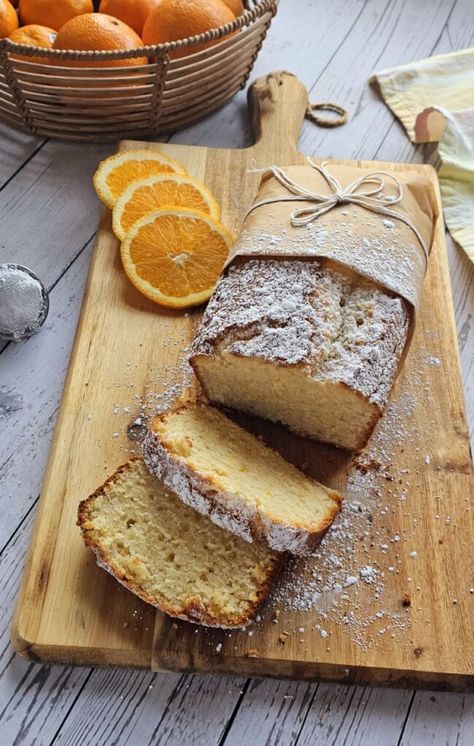 French Orange Yoghurt Cake - Sugar Spice & More French Orange, Orange Loaf Cake, Easy Blueberry Muffins, French Cake, Yoghurt Cake, Quick Cake, Bake Cake, Easy Blueberry, Freshly Squeezed Orange Juice