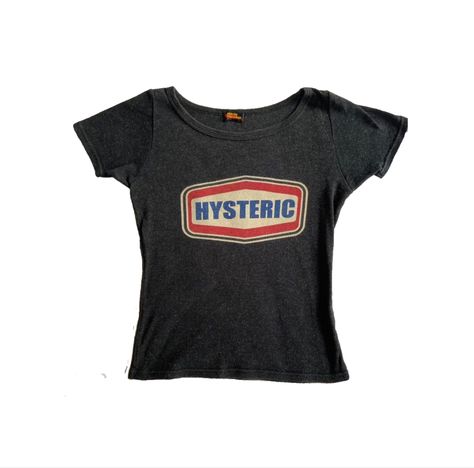 Hysteric shirt aesthetic downtown girl boy skater yas Aesthetic Shirt White Background, Kat Stratford Clothes, Downtown Shirts, Downtown Girl Shirts, Boy Skater, Aesthetic Downtown Girl, Kat Stratford, Aesthetic Downtown, Car Boot Sale