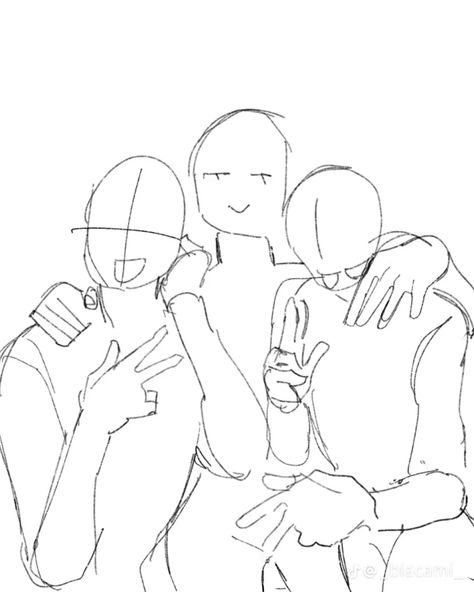 Group Pose Reference, Group Pose, Base Anime, Body Reference Drawing, Body Pose Drawing, Poses References, Figure Drawing Reference, Art Base, Pose Reference Photo