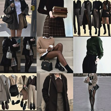 Dark Academia X Old Money Outfits, Coquette X Dark Academia, Old Money Style Outfits Winter, Money Aesthetic Outfit, Old School Vintage Outfits, Old School Money Aesthetic, Aesthetic Clothes Dark Academia, Hot Academia Outfits, Old Money X Dark Academia