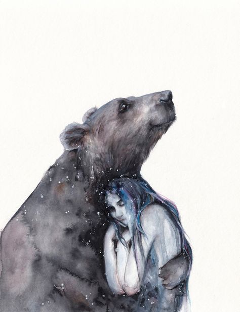 Bear Spirit, Spirit Bear, Bear Tattoo, Arte Sketchbook, Bear Hug, Bear Art, Arte Animal, Arte Fantasy, Art And Illustration