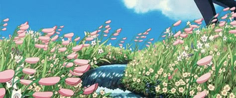 Anime Cottagecore GIF - Anime Cottagecore Aesthetic - Discover & Share GIFs 하울의 움직이는 성, Images Kawaii, Anime Gifs, Ghibli Art, Ghibli Movies, Cottagecore Aesthetic, Howls Moving Castle, Nature Gif, Aesthetic Gif