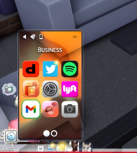 BETA Realistic Business App Override | Patreon Sims 4 Phone Icon Override, Sims4 Phone Apps, Sims4 Phone Mod, Sims 4 Phone App Override, Sims 4 Coco Games, Sims 4 Apps On Phone, Coco Games Sims 4, Iphone Mod Sims 4, Iphone Override Sims 4