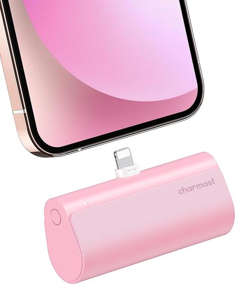 Amazon.com: Charmast Small Portable Charger 5000mAh, Ultra-Compact 20W PD Fast Charging Power Bank Mini Battery Pack Compatible with iPhone 14/14 Pro Max/13/13 Pro Max/12/12 Pro Max/11/XR/X/8/7/6, and More : Cell Phones & Accessories Portable Phone Charger, College Supplies, Summer Wishlist, Industry Design, Iphone Charger, Cute Iphone, Portable Charger, Battery Pack, Phones Accessories