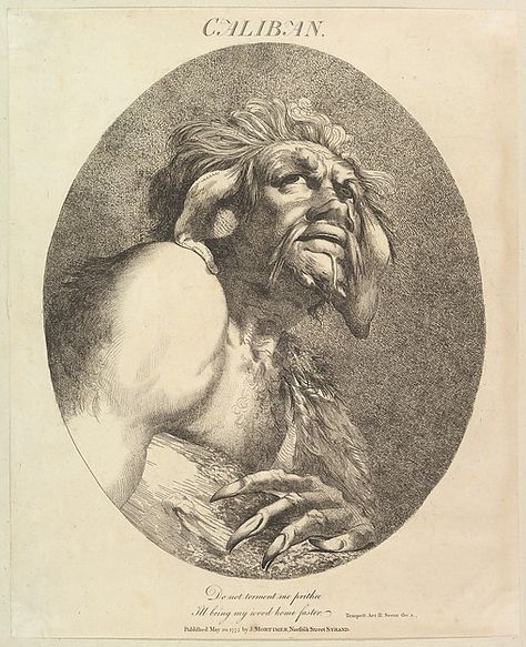 Where Does Caliban’s Name Come From? | Humanities Core Research Blog Tempest Costumes, The Tempest, Historical Maps, William Shakespeare, May 20, Vintage Wall Art, Metropolitan Museum Of Art, Metropolitan Museum, Vintage Walls