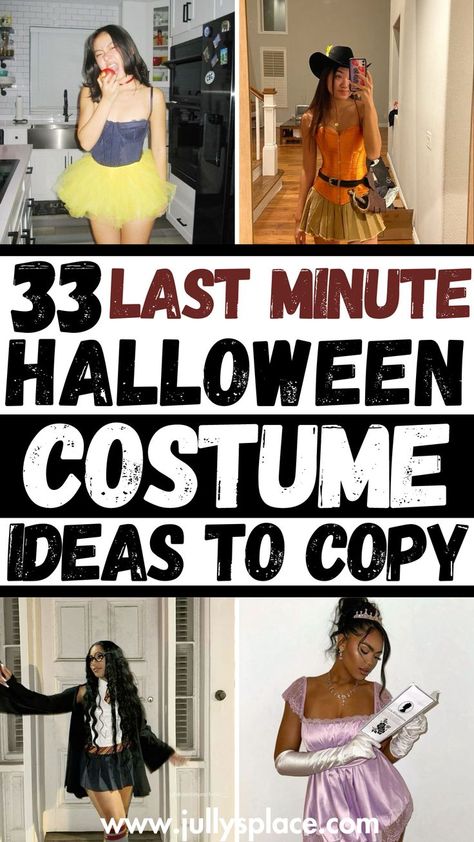 halloween costume ideas, last minute halloween costumes, last minute costume ideas, halloween 2024 Costumes With Normal Clothes, Cheap Easy Halloween Costumes, Simple Costume Ideas, Minimalist Halloween Costume, Easy Halloween Outfit, Easy Halloween Costumes For Women, Last Minute Costumes, Last Minute Halloween Costumes, Normal Clothes