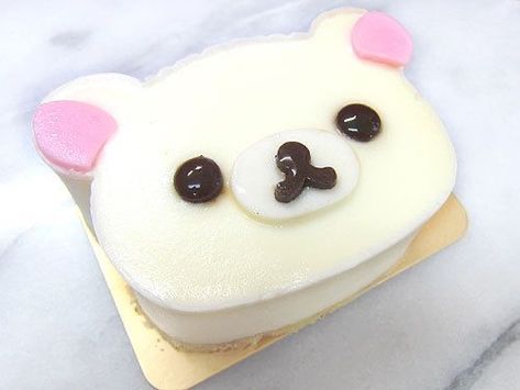 Rilakkuma Cake, Kawaii Dessert, Cute Baking, Pretty Birthday Cakes, Bear Cakes, Kawaii Food, Cute Desserts, Rilakkuma, Sweets Desserts