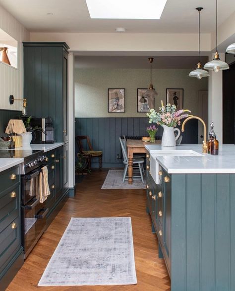 Kerry Villers, Kitchen Japandi, Victorian Hallway, Victorian Living Room, Japandi Design, Dark House, Well Rested, Feeling Well, Aesthetic Kitchen