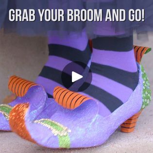 Diy Witch Shoes, Old Heels, Witch Costume Diy, Diy Witch, Witch Shoes, Witch Costumes, Witch Diy, Costume Shoes, Halloween Food