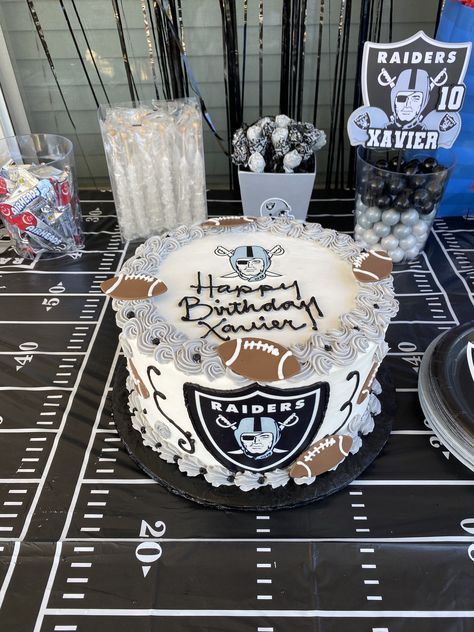 Raiders Bday Party Ideas, Raiders Theme Birthday Party, Raiders Birthday Party Decorations, Raider Birthday Party Ideas, Raiders Party Ideas, Raider Themed Birthday Party, Raiders Cake Ideas, Raiders Theme Party Ideas, Raiders Birthday Party