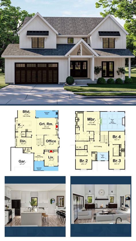 Bloxburg Modern Family House Layout, Floorplan Family Home, American Suburban House Floor Plan, Modern Suburban House Floor Plans, Medium House Layout, Suburban Home Floor Plans, Unique Home Floor Plans, Suburban Floor Plans, House Exterior And Layout