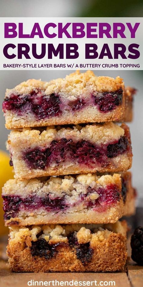 Black Raspberry Recipes, Blackberry Dessert Recipes, Blackberry Filling, Blackberry Dessert, Dinner Then Dessert, Crumb Bars, Patty Cake, Blackberry Recipes, Dessert Breakfast