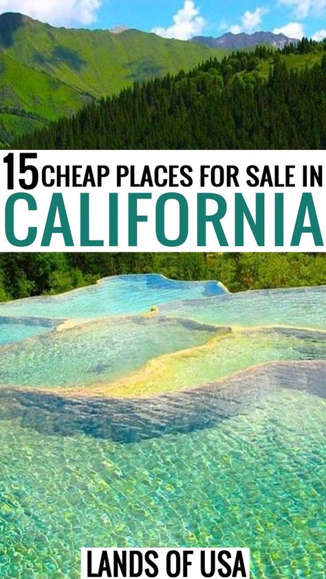 15 Cheap Places For Sale In California | California Living Ideas | Best Places To Visit In CA Buy Land Cheap, Kern County California, Cheap Land For Sale, Realestate Investing, Cheap Land, Rural Land, Buy Land, Hot Springs Arkansas, Dream Property