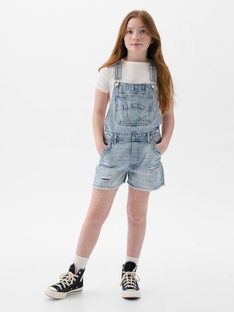 Ten Year Old Outfits, Kid Outfits Girl, Holly Aesthetic, Pax Ideas, Girls Outfits Kids, Stella Fashion, Middle School Fashion, Kids Outfits Daughters, Denim Shortalls