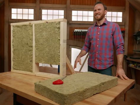 What Makes Stone Wool a Smart Insulation Choice - This Old House Timber Frame Barn, Wool Batts, Garage Addition, Tiny House Storage, Fiberglass Insulation, Wool Insulation, Home Insulation, Sustainable Building, Barndominium Ideas With Shop