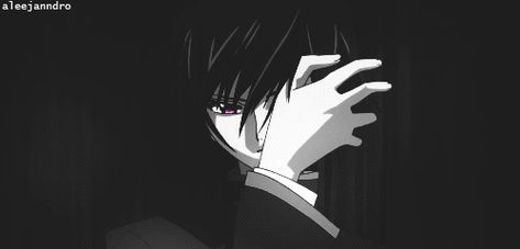 Lelouch Lamperouge / Lelouch vi Britannia | Code Geass Code Geass Gif, World Gif, Code Black, Code Geass, Gif, Anime, Black