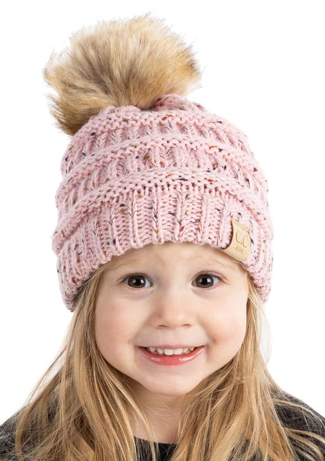 PRICES MAY VARY. GREAT QUALITY: This toddler beanie is crafted with 100% acrylic making this pom pom beanie winter hats for kids extremely soft and warm. This toddler winter hat is also durable. The beanie with pom is made of high-quality materials including fur pom poms to ensure that the girls hats maintains its shape. To keep this 2t winter hat girls winter hat in top condition, hand wash toddler winter hats boys 2t-4t baby hats in cold water. The baby winter hat toddler girl beanie should be Crochet Hats For Girls, Toddler Winter Hat, Hats Boys, Baby Winter Hat, Girls Knit Hat, Girls Hats, Girls Crochet Hats, Toddler Beanie, Girls Winter Hats