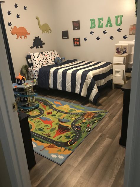 I’ve had so much fun decorating my two year olds dinosaur room!  🦖 Little Boy Dinosaur Room, Toddler Boy Dinosaur Room Ideas, Toddler Boy Room Dinosaur, Boys Dinosaur Bedroom Ideas, Dinosaur Room Ideas, Toddler Dinosaur Room, Dinosaur Toddler Room, Toddler Boy Room Themes, Kid Room Ideas