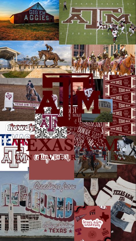 A&m College Station, Moodboard Wallpaper, Gig Em Aggies, College Vision Board, College Station Texas, Texas Aggies, College Board, Texas A M University, Dream College