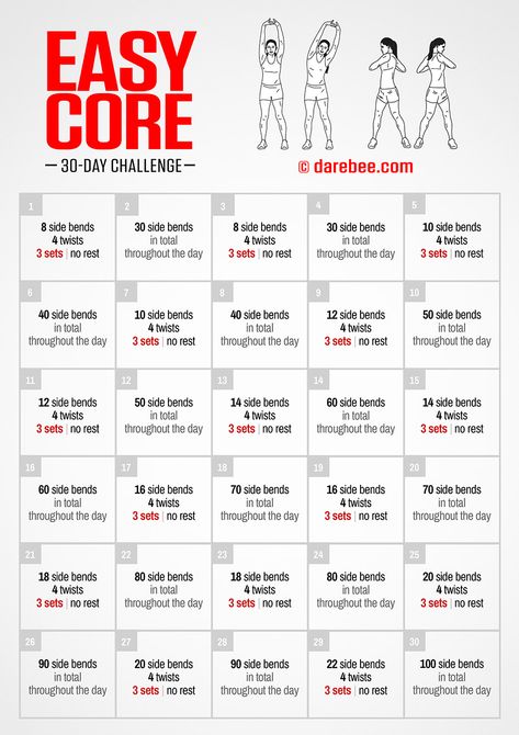 Easy Core Challenge Challenges Exercise, 30 Day Cardio Challenge, Assassins Workout, Easy Fitness Challenge, Pushup Challenge, Challenge Sport, Core Workout Challenge, Handle Workout, Health 2023