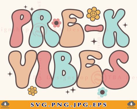 Pre K Wallpaper, Pre K Teacher Shirts Svg, Pre K Projects, First Day Of Pre K Shirt, Pre K Shirts For Teachers, Pre K Shirts, Pre K Svg, Preschool Svg, Preschool Shirts