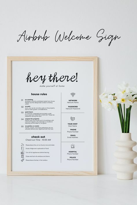 #HomeDecorating #DecorTips #HomeDecor #InteriorDesign #DecorInspiration #InteriorInspo #HomeIdeas #HomeStyle #HomeInspiration #HouseGoals Apartment Welcome Sign, Airbnb Chalkboard Ideas, Airbnb Flat Ideas, Best Airbnb Interior Design, Airbnb Welcome Note, Minimal Airbnb Decor, Airbnb Welcome Card, Air Bnb Welcome Sign, Airbnb Set Up