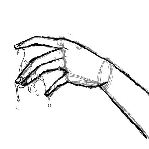 Just trying my best Sus Art Tutorial, How To Draw Claws Hands, Shaky Hands Drawing, Severed Hand Drawing, Stitches Drawing Medical, Hand On Throat Drawing, Sus Sketch, Hand With Scar, Wet Hands Drawing