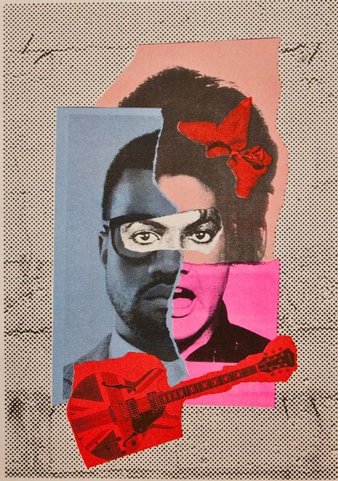 Ehtnic Prints & Colours inspire #SpringSummer2013 Heritage Illustration, Portrait Collage, Face Collage, Collage Portrait, Riso Print, Collage Design, Dope Art, Art Pop, Amy Winehouse