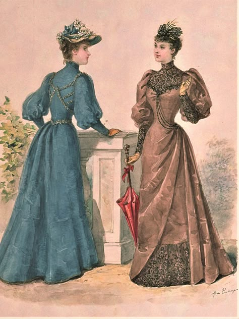 1889 Fashion, Hufflepuff Dress, Late 1800s Fashion, 1890 Fashion, 1880 Fashion, Belle Epoque Fashion, 1899 Fashion, 1870s Fashion, Victorian Era Fashion