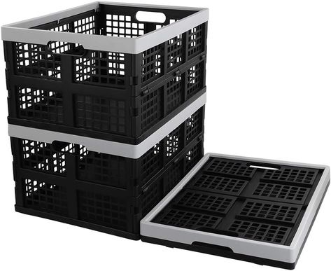 Shelf Baskets, Cloth Storage, Collapsible Storage, Collapsible Storage Bins, Milk Crates, Crate Storage, Organize Declutter, Basket Shelves, Tidy Up