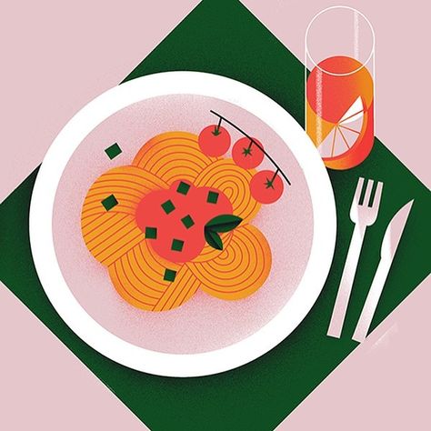 Tania Yakunova on Instagram: “It’s lunch time already! 🍝Another two illustrations for Orchard homeschool planner. Swipe to see the second one 👉 . . . .  #graphicdesign…” Japanese Food Illustration, Food Illustration Design, Food Illustration Art, Vintage Poster Design, Food Graphic Design, Homeschool Planner, Noodle Bowl, Typography Poster Design, Illustration Food