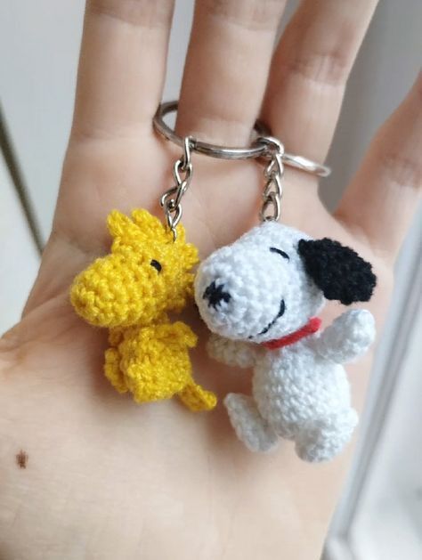 Keychains, Snoopy, Crochet