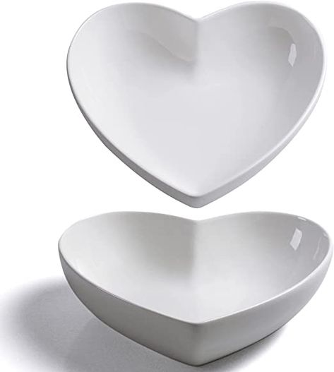 Heart Plates, Dessert Pasta, Heart Dish, Heart Shaped Bowls, Dessert Set, Ceramic Set, Ceramic Tableware, Porcelain Bowl, Dessert Bowls