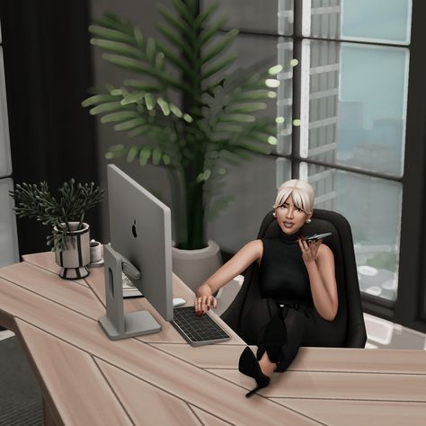 Sims 4 Screenshots, Sims 4 Cc Celebrity, Sims Office, San Myshuno, Celebrity Aesthetic, Sims Ideas, Sims 4 Mm, Cartoon Girl, Cc Finds