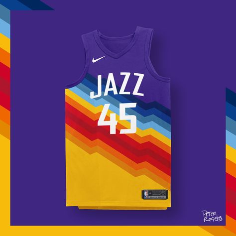 NBA Graffic Series on Behance Cool Basketball Jerseys, Best Basketball Jersey Design, Basketball Logo Design, Nba Uniforms, Basketball Uniforms Design, Basketball T Shirt Designs, Sports Jersey Design, Vintage Football Shirts, Nba Jerseys