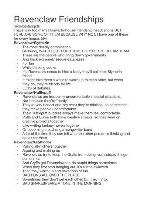 Ravenclaw friendships headcanons with other houses Gryffindor And Ravenclaw Friendship, Ravenclaw Hufflepuff Friendship, Ravenclaw And Hufflepuff Friendship, Ravenclaw And Slytherin Friendship, Gryffindor X Ravenclaw Relationship, Ravenclaw Relationships, Slytherin Ravenclaw Friendship, Ravenclaw X Gryffindor, Ravenclaw And Gryffindor