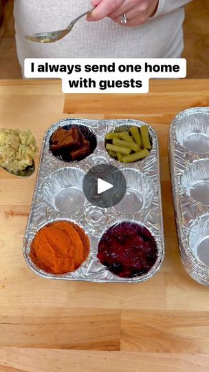 8.1M views · 33K reactions | Holiday leftovers to go #leftovers #food #Thanksgiving #holidayseason | Liz & Jeff | Liz & Jeff · Original audio Thanksgiving Left Overs, Food Thanksgiving, Fast Easy Dinner, Holidays Crafts, Christmas Appetizers Easy, Thanksgiving Leftover, Holiday Leftovers, Cooking Substitutions, Baking Substitutes