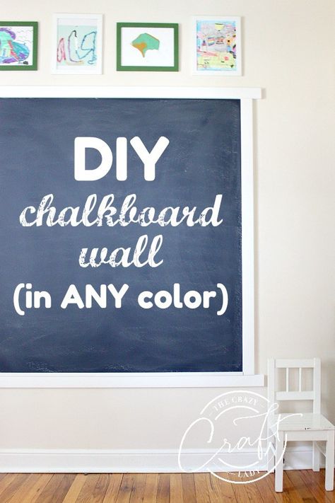 White Chalkboard Paint, Colored Chalkboard Paint, Diy Chalkboard Wall, Chalkboard Paint Wall, Navy Paint Colors, Chalkboard Diy, Chalkboard Wall Bedroom, Black Chalkboard Paint, Chalk Wall