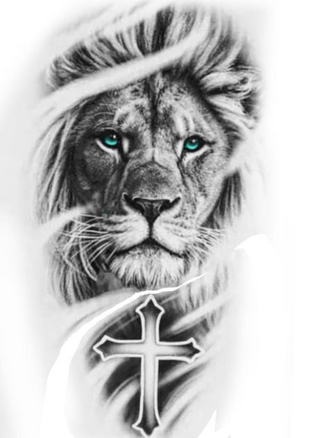 Lion And God Tattoo, Realism Lion Tattoo Design, Shoulder Lion Tattoo For Men, Tattoo Lion Men, Lion Tatoos Men Art Designs, Lion With Crown Tattoo Design, Leo Tattoo For Men, Lion Tattoo For Men, Lion Crown Tattoo