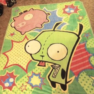 My Invader Zim Blanket!!! Invader Zim Blanket, Invader Zim Pajamas, Invader Zim Room, Invader Zim Wallpapers Computer, Invader Zim Matching Pfp, Invader Zim Aesthetic, Gir Invader Zim, Scene Clothing, 17 Kpop