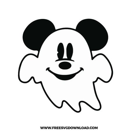 Ghost Svg Free, Mickey Pumpkin Svg, Mickey Mouse Ghost, Halloween Disney Svg, Mickey Ghost Svg, Disney Archives, Disney Halloween Png, Mickey Outline Svg, Mickey Ghost